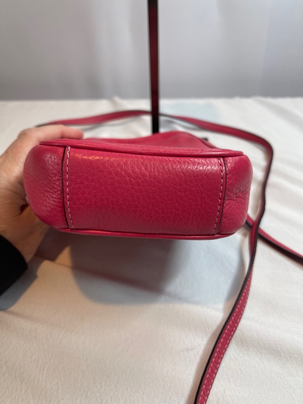 Coach M2023-C0736 North/South Zip Crossbody Leather Pink - Picture 5 of 10